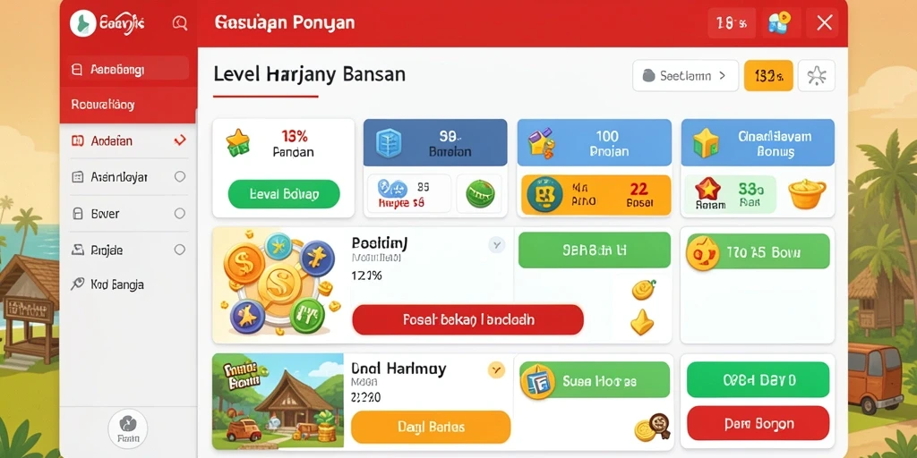 Sistem bonus yang menggiurkan untuk semua pemain.