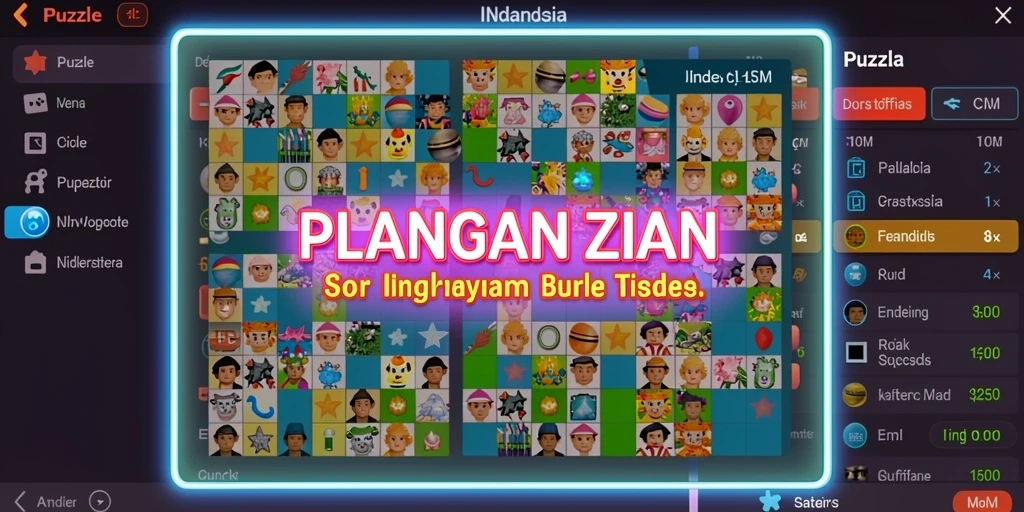 Tangkapan layar memperlihatkan leaderboard dengan pemain terbaik.