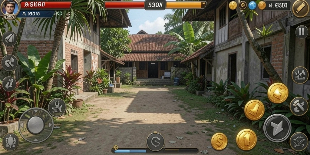 Menu pilihan karakter yang beragam dan unik.