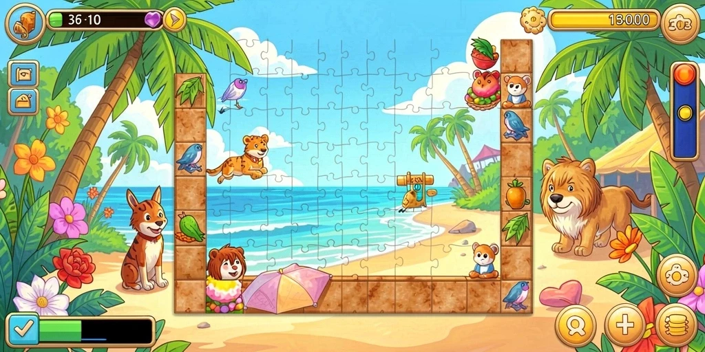Gameplay seru saat menjelajahi dunia penuh tantangan.