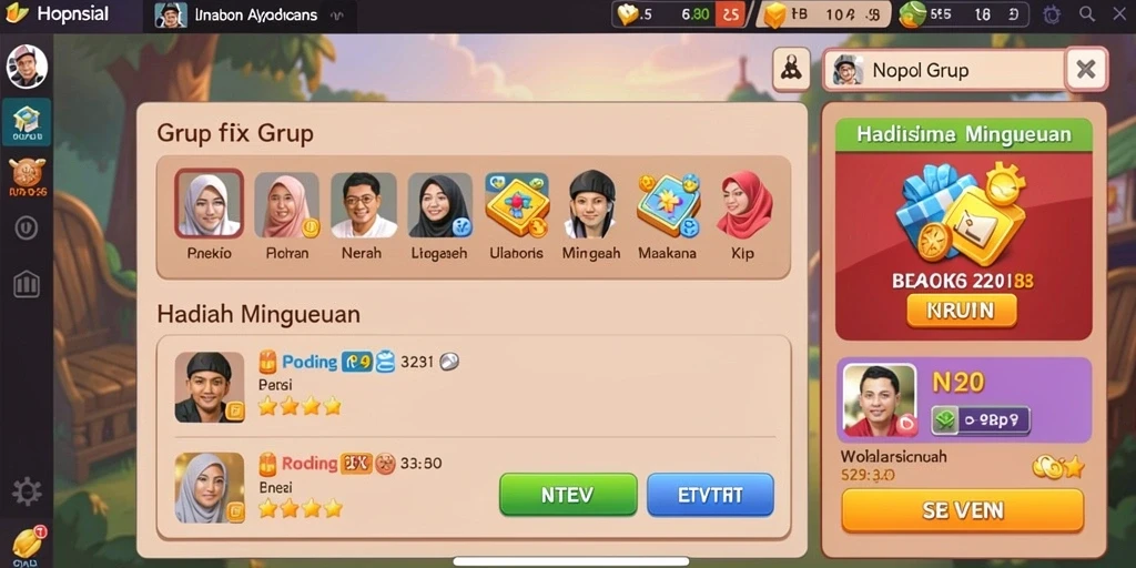 Deskripsi fitur interaksi sosial dalam aplikasi RUBAH4D.