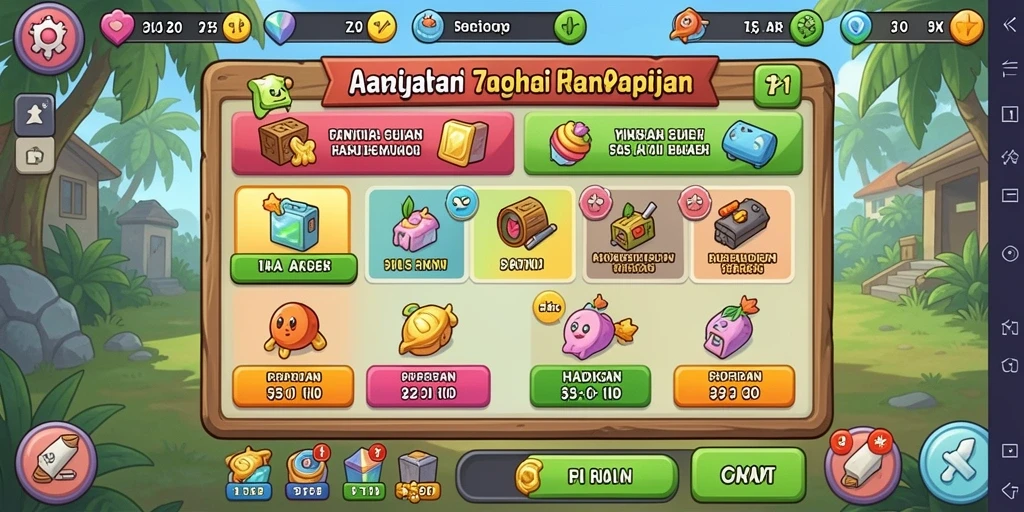 Tantangan seru yang menguji strategi pemain.