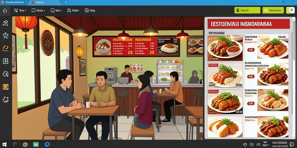 Screenshot memperlihatkan grafis permainan yang menakjubkan.