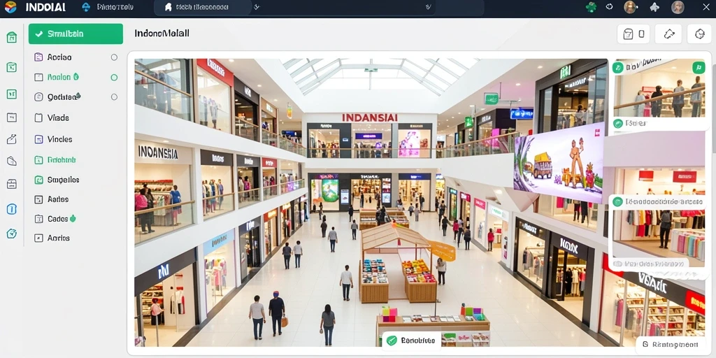 Menu utama yang user-friendly dan intuitif.